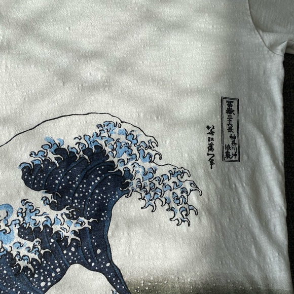 Uniqlo UT Hokusai Blue Sz.S - Picture 4 of 4